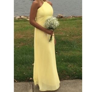 Yellow bridesmaid dress